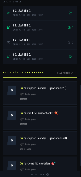 SmartScorer Activity Feed
