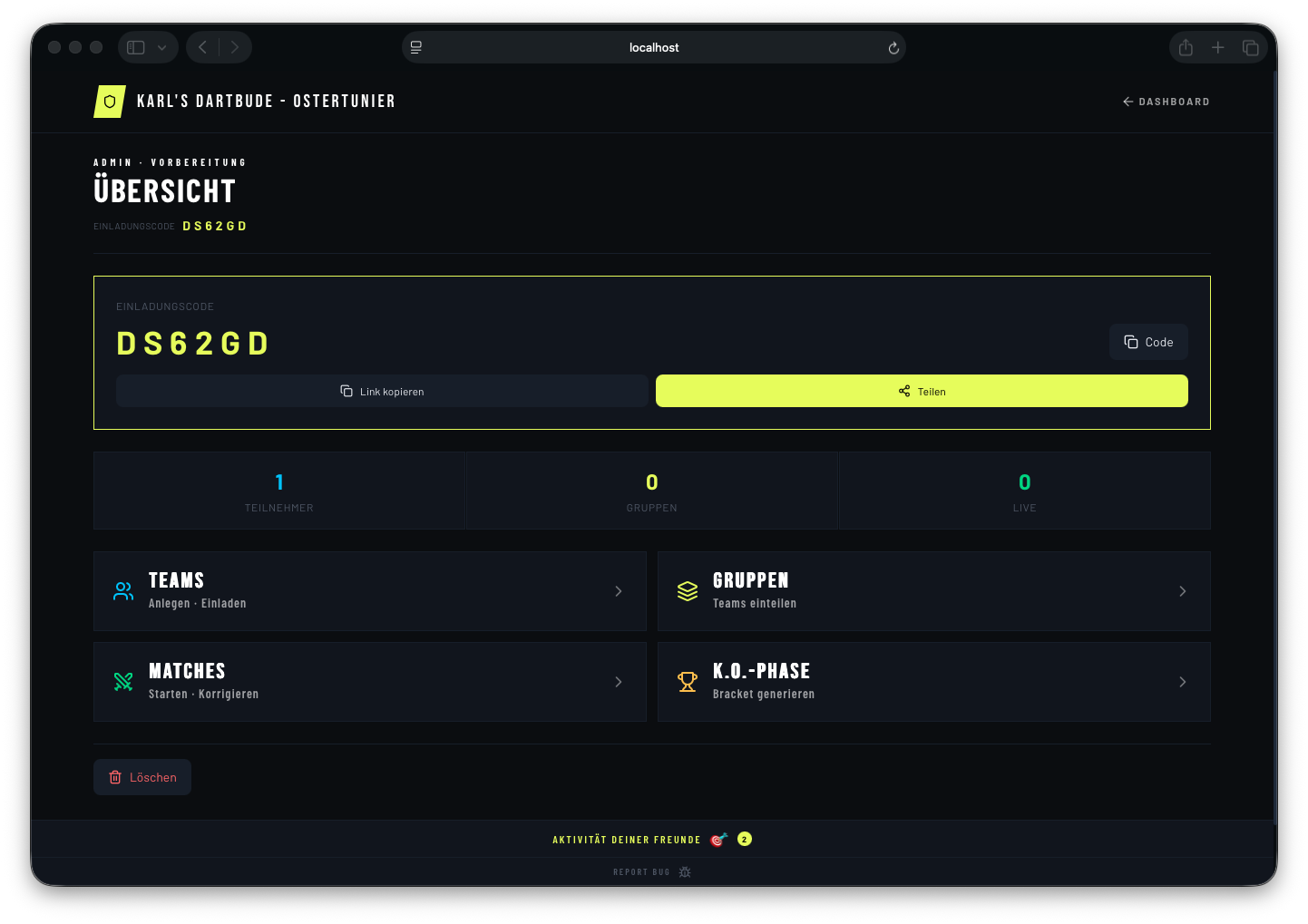 SmartScorer Turnier App